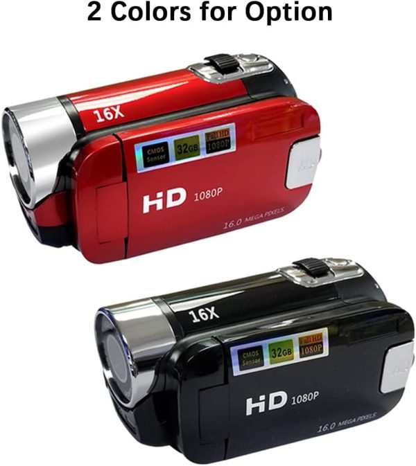 Andoer Portable 1080P High Definition Digital Video Camera DV Camcorder 16MP 2.7 Inch LCD Screen 16X Digital Zoom Built-in Battery - Image 3
