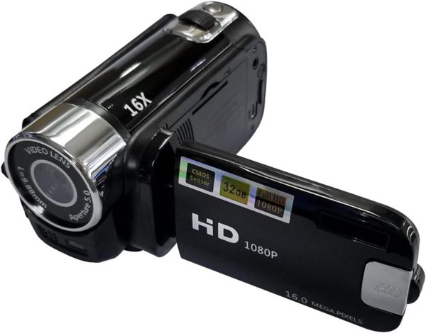 Andoer Portable 1080P High Definition Digital Video Camera DV Camcorder 16MP 2.7 Inch LCD Screen 16X Digital Zoom Built-in Battery - Image 4