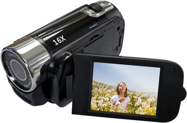 Andoer Portable 1080P High Definition Digital Video Camera DV Camcorder 16MP 2.7 Inch LCD Screen 16X Digital Zoom Built-in Battery - Image 7